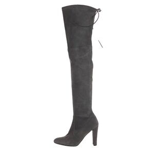 Stuart Weitzman Charcoal Over-the-Knee Boots